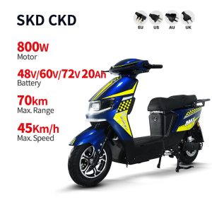 Electric Moped H8 800W 48V60V72V 20Ah 45kmh image1