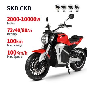 Electric Motorcycle V8 2000W-10000W 72V 40Ah80Ah 100kmh images01