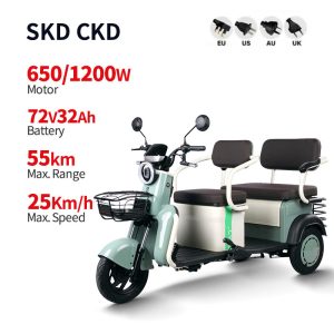 Electric Passenger Tricycle 985 650W1200W 72V 32Ah 25kmh images01