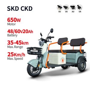 Electric Passenger Tricycle A18 650W 48V60V 20Ah 25kmh images01