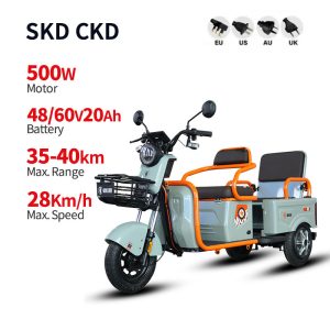 Electric Passenger Tricycle FC-7 500W 48V60V 20Ah 28kmh images01