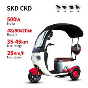 Electric Passenger Tricycle P8 500W 48V60V 20Ah 25kmh images01