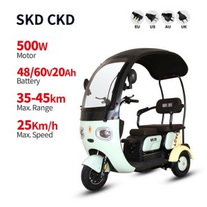 Electric Passenger Tricycle XXM 500W 48V60V 20Ah 25kmh images01